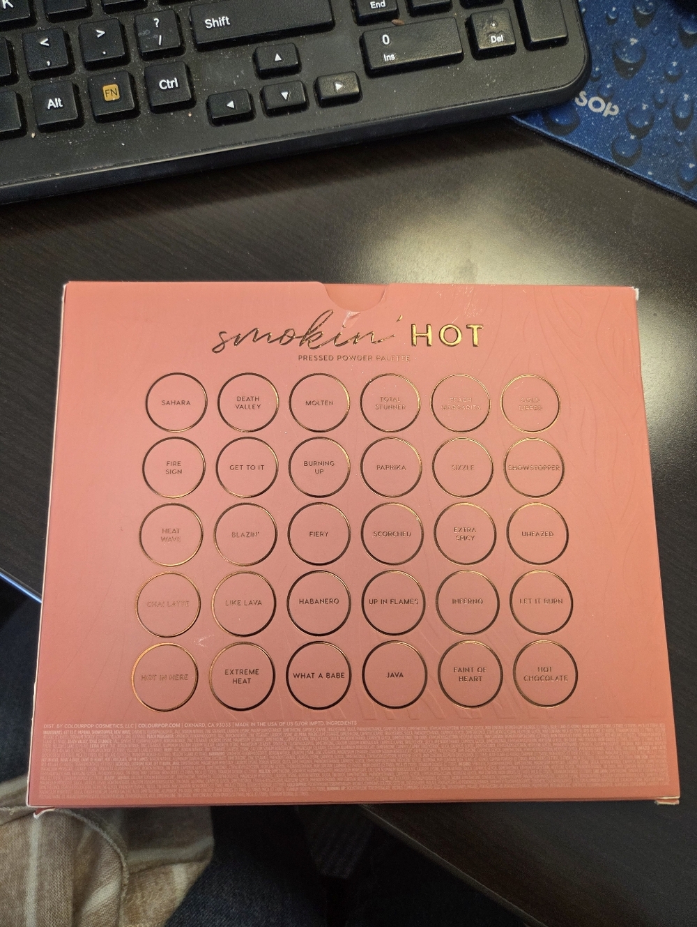 Colourpop Smokin Hot Pressed Powder Eyeshadow Palette NWT and Box - Picture 5 of 7